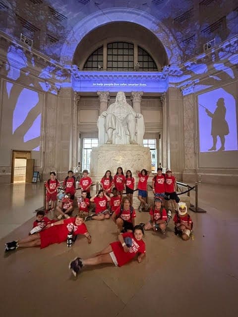 Clark Connects History Camp participants explore history through hands-on learning and visits to historic sites.