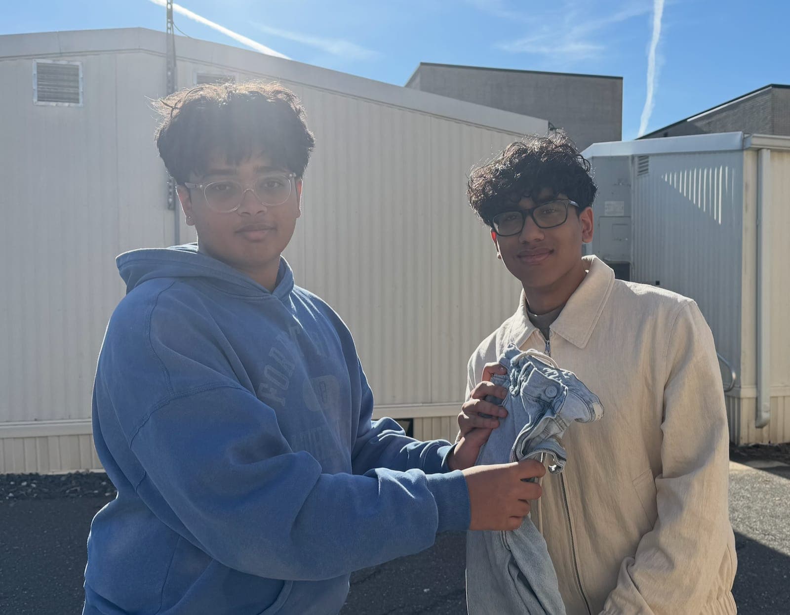 Additional photo from “Student’s Clothing Drive Grows Into Two Jeans Movement.”